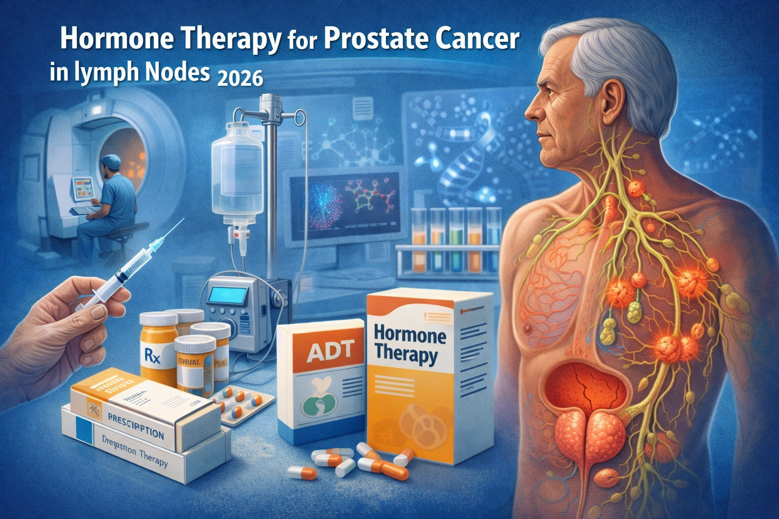 Hormone Therapy for Prostate Cancer in lymph nodes