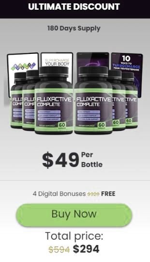 Fluxactive Mens Health Supplement